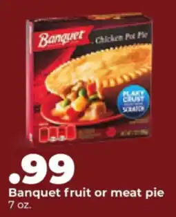 Hy-Vee Banquet fruit or meat pie offer