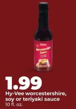 Hy-Vee Hy-Vee worcestershire, soy or teriyaki sauce offer