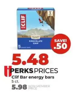 Hy-Vee Clif Bar energy bars offer