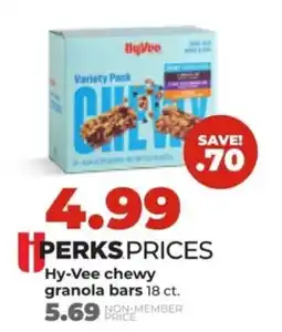 Hy-Vee Hy-Vee chewy granola bars offer