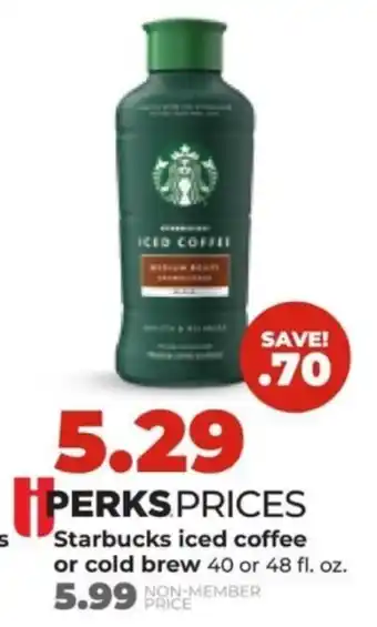 Hy-Vee Starbucks iced coffee offer
