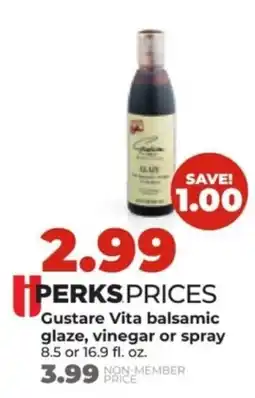 Hy-Vee Gustare Vita balsamic glaze, vinegar or spray offer