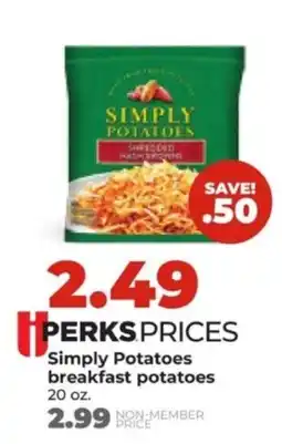 Hy-Vee Simply Potatoes breakfast potatoes offer