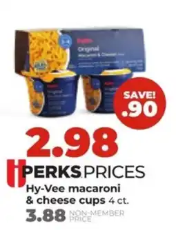 Hy-Vee Hy-Vee macaroni & cheese cups offer