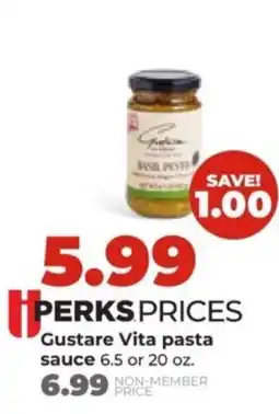 Hy-Vee Gustare Vita pasta sauce offer