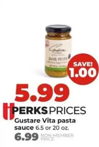 Hy-Vee Gustare Vita pasta sauce offer
