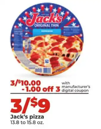 Hy-Vee Jack's pizza offer