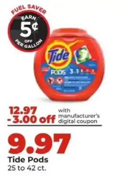 Hy-Vee Tide Pods offer