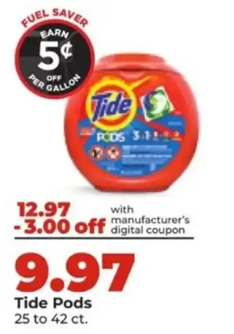 Hy-Vee Tide Pods offer