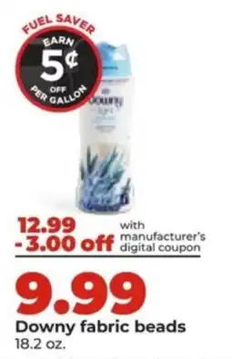 Hy-Vee Downy fabric beads offer