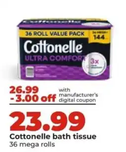 Hy-Vee Cottonelle bath tissue offer