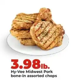 Hy-Vee Hy-Vee Midwest Pork bone-in assorted chops offer