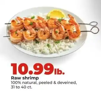 Hy-Vee Raw shrimp offer