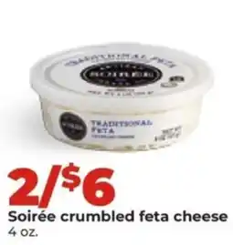 Hy-Vee Soirée crumbled feta cheese offer