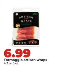 Hy-Vee Formaggio artisan wraps offer