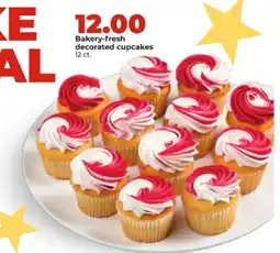Hy-Vee Bakery-fresh decorated cupcakes offer