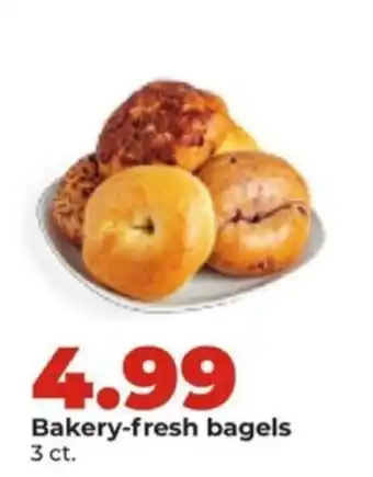 Hy-Vee Bakery-fresh bagels offer