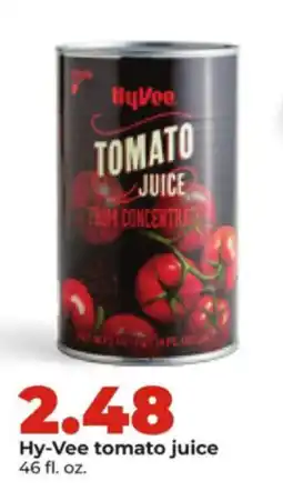 Hy-Vee Hy-Vee tomato juice offer