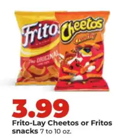 Hy-Vee Frito-Lay Cheetos or Fritos snacks offer