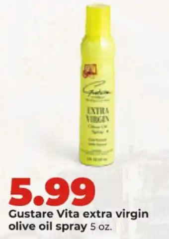 Hy-Vee Gustare Vita extra virgin olive oil spray offer