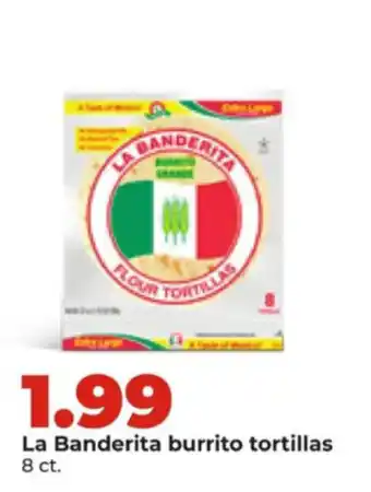 La Banderita burrito tortillas