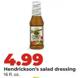 Hy-Vee Hendrickson's salad dressing offer