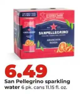 Hy-Vee San Pellegrino sparkling water offer