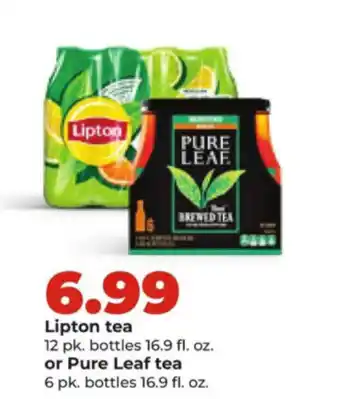 Hy-Vee Lipton tea or Pure Leaf tea offer