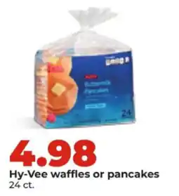 Hy-Vee Hy-Vee waffles or pancakes offer