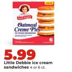 Hy-Vee Little Debbie ice cream sandwiches offer