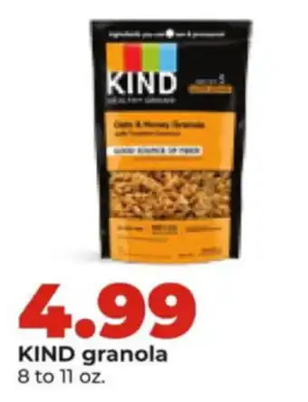 Hy-Vee Kind granola offer