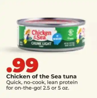 Hy-Vee Chicken of the Sea tuna offer