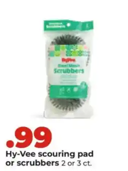Hy-Vee Hy-Vee scouring pad or scrubbers offer