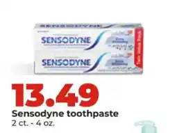 Hy-Vee Sensodyne toothpaste offer
