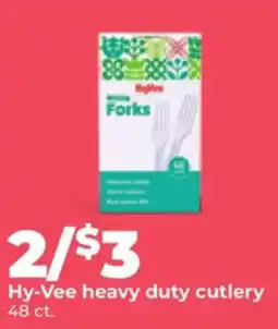Hy-Vee Hy-Vee heavy duty cutlery offer