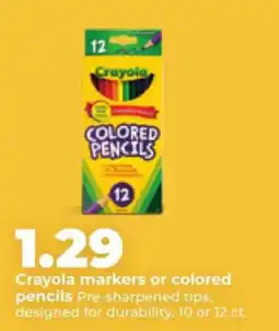 Hy-Vee Crayola colored pencils offer