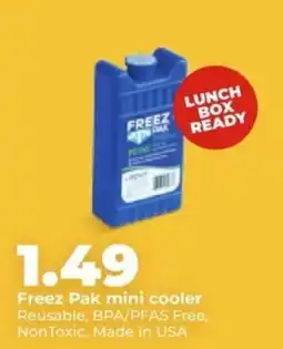 Hy-Vee Freez Pak mini cooler offer