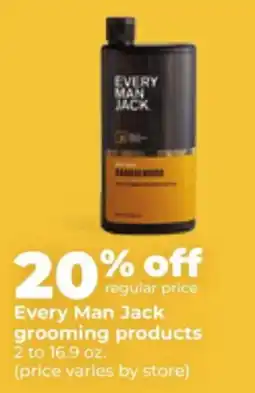 Hy-Vee Every Man Jack grooming products offer