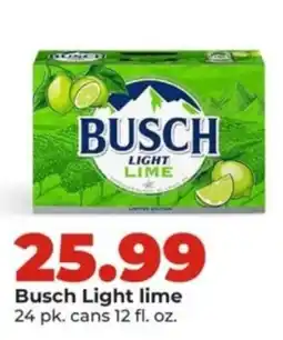 Hy-Vee Busch Light lime offer