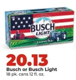 Hy-Vee Busch or Busch Light offer
