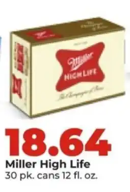 Hy-Vee Miller High Life offer