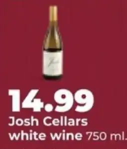 Hy-Vee Josh Cellars white wine offer