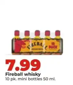 Hy-Vee Fireball whisky offer