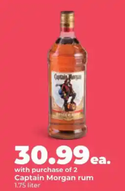 Hy-Vee Captain Morgan rum offer