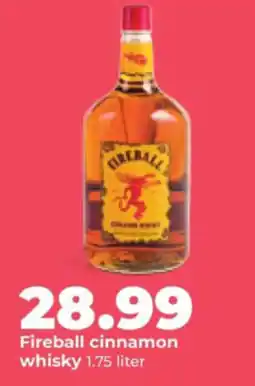 Hy-Vee Fireball cinnamon whisky offer
