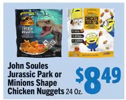Vallarta Supermarkets John Soules Jurassic Park or Minions Shape Chicken Nuggets offer