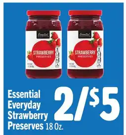 Vallarta Supermarkets Essential Everyday Strawberry Preserves offer