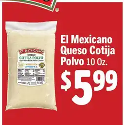 Vallarta Supermarkets El Mexicano Queso Cotija Polvo offer