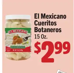 Vallarta Supermarkets El Mexicano Cueritos Botaneros offer