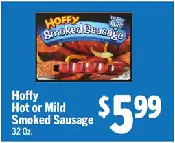 Vallarta Supermarkets Hoffy Hot or Mild Smoked Sausage offer